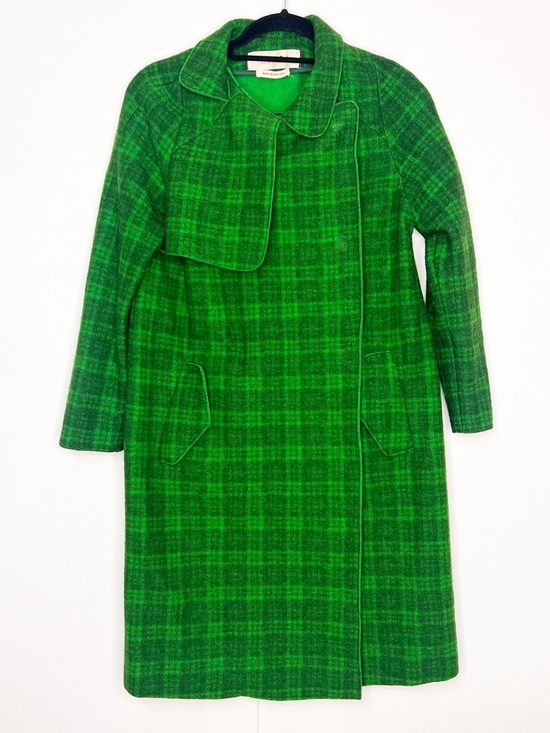 Marni Jackets & Blazers - Marni Green Plaid Virgin Wool Coat